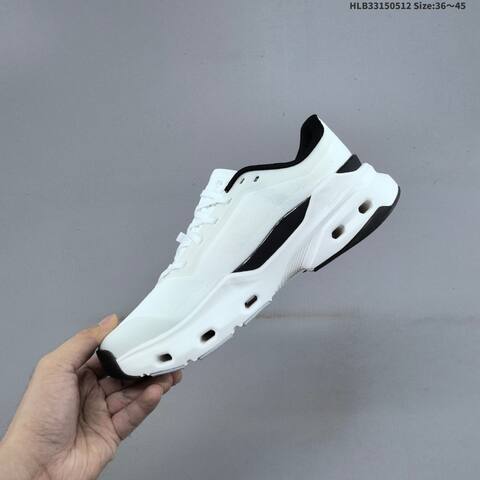 On Cloudpulse Next White Black Gray EU 36-45 Running Shoe Running Sneakers - Unisex (BS-69561)