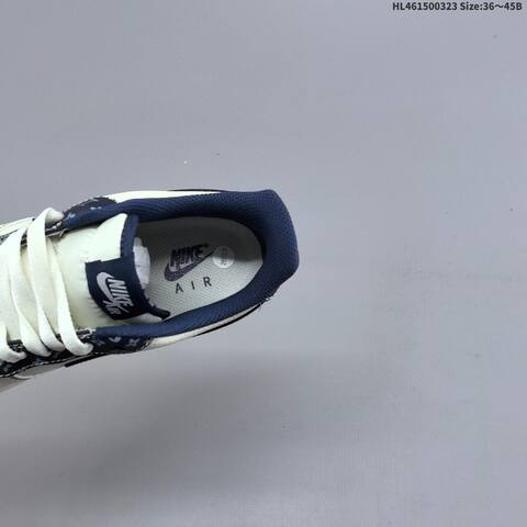 Nike Air Force 1 07 LV8 Off White Navy Blue Red EU 36-45 Sneaker - Unisex (BS-61176)