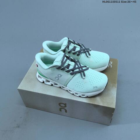 On Running Cloud X 4 White Black Ivory Coral EU 36-45 Running Shoe Running Sneakers - Unisex (BS-69568)