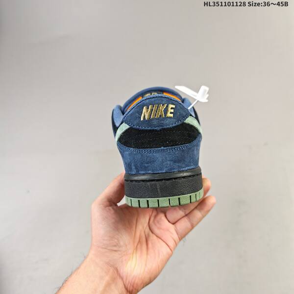 Nike SB Dunk Low Pro black blue green EU 36-45 skate shoe