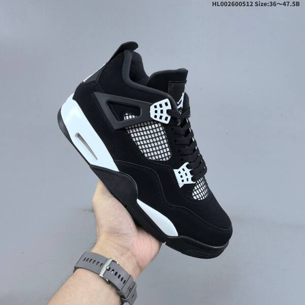 Jordan Air Jordan 4 Retro "White Thunder" Black/White EU 36-47.5 basketball