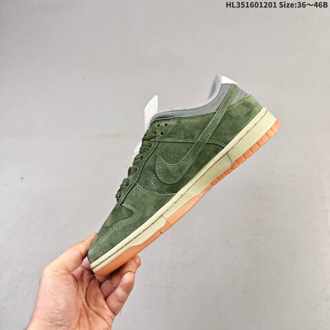 Nike SB Dunk Low Zoom Air Dark Green Grey Off White EU 36-46 Skate Shoe - Unisex (BS-62907)