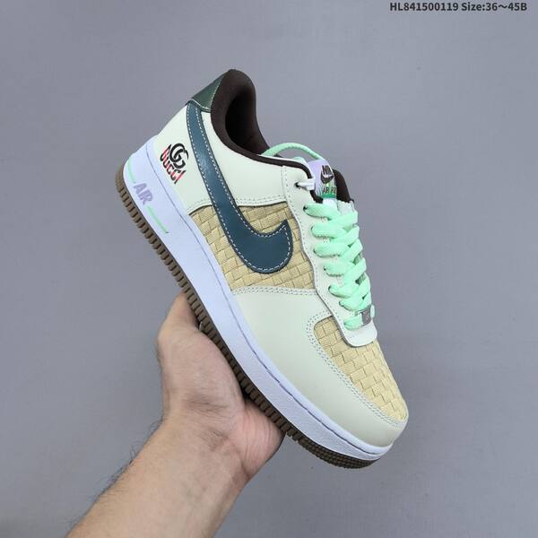 Nike Air Force 1 Low beige black white brown EU 36-45 sneaker