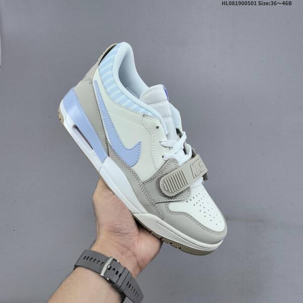 Jordan Legacy 312 Low white/light grey/pale blue EU 36-46 basketball
