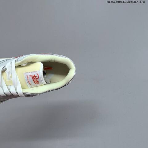 Nike Air Max 1 White Grey Red Cream Light Green EU 36-47 Sneaker - Unisex (BS-60039)