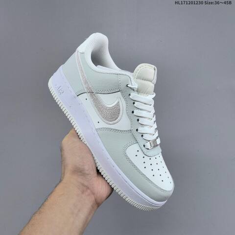 Nike Air Force 1 07 light grey white silver
