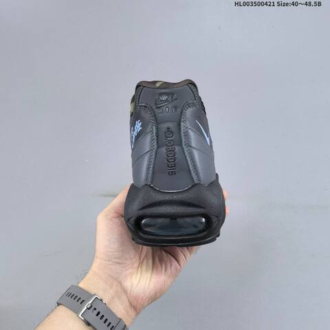Nike Air Max 95 Corteiz Les Bleus Black Dark Grey Light Blue Olive Green EU 40-48 5 Sneaker - Men's (BS-60599)