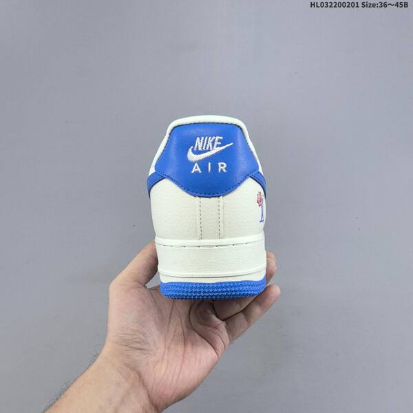 Nike Air Force 1 07 LV8 BK1916-009 off white royal blue EU 36-45 sneaker