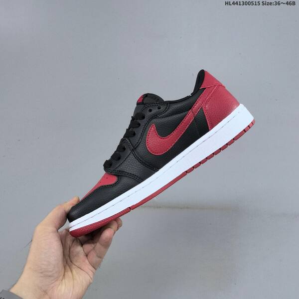 Jordan Air Jordan 1 Low OG black/red/white 36~46B casual