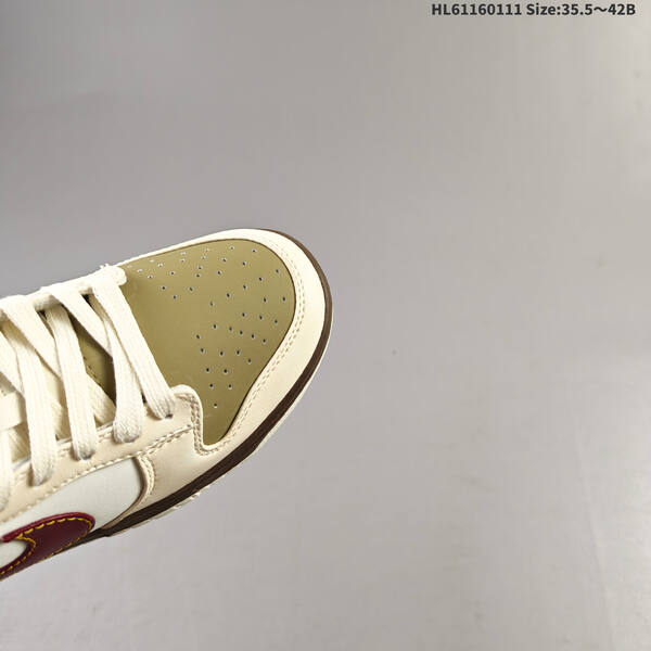 Nike SB Dunk Low beige brown red yellow EU 35 5-42 skate shoe