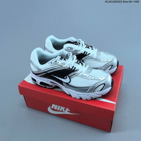 Nike Air Max Moto 2K Silver Pink Black White EU 36-41 Running Shoe - Unisex (BS-61475)
