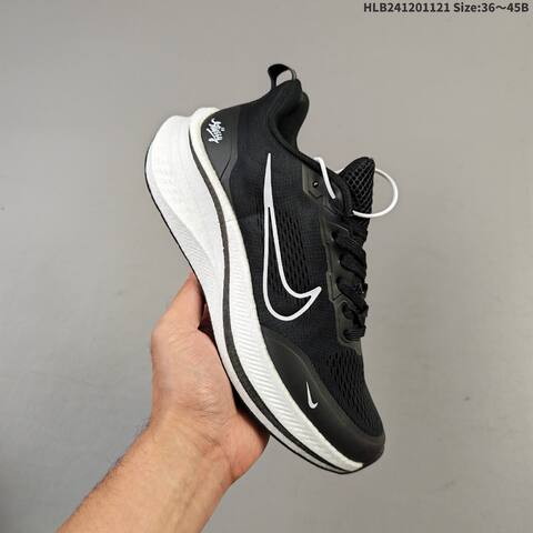 Nike DIY ZOOM AIR LJ7701-002 Grey Black White EU 36-45 Running Shoe - Unisex (BS-63347)