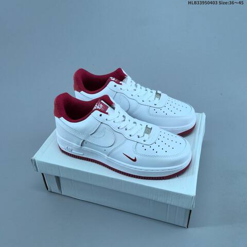 Nike Air Force 1 07 Black White Yellow EU 36-45 Sneaker - Unisex (BS-60949)
