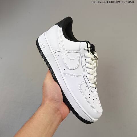Nike Air Force 1 07 White Black Grey EU 36-45 Sneaker - Unisex (BS-62951)