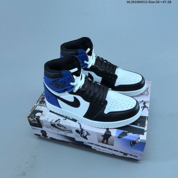 Air Jordan Union LA x Fragment Design x Air Jordan 1 Retro High OG Sport Royal / Black / White / Varsity Red 36~47.5 basketball