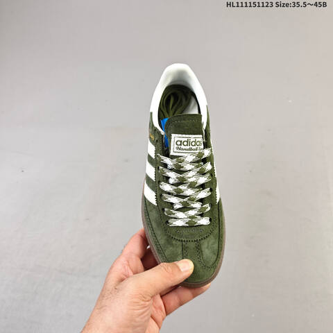 Adidas Handball Spezial Dark Green Off White Brown EU 35 5-45 Skate Shoe - Unisex (BS-65520)