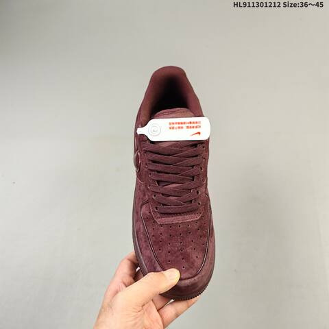 Nike Air Force 1 07 Burgundy Dark Red EU 36-45 Sneaker - Unisex (BS-62743)