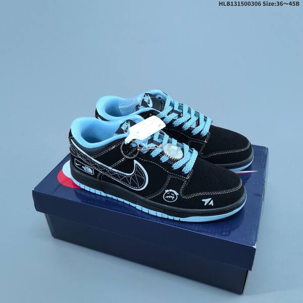 Nike SB Dunk Low black red white maroon EU 36-45 skate shoe