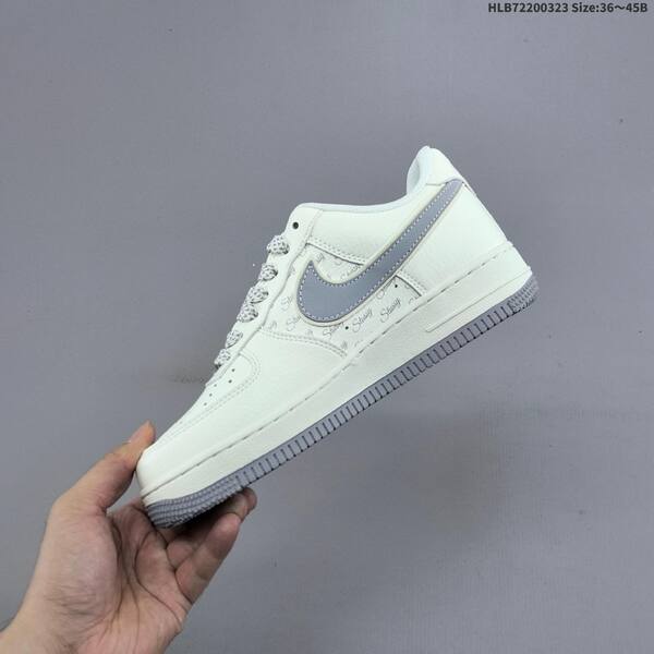Nike Air Force 1 07 LV8 Stussy off white grey black EU 36-45 sneaker
