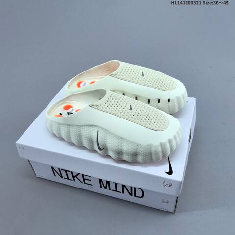 Nike Other Nike Mind 001 HQ4307-600Nike Off White Dark Grey EU 36-45 Slides - Unisex (BS-61209)