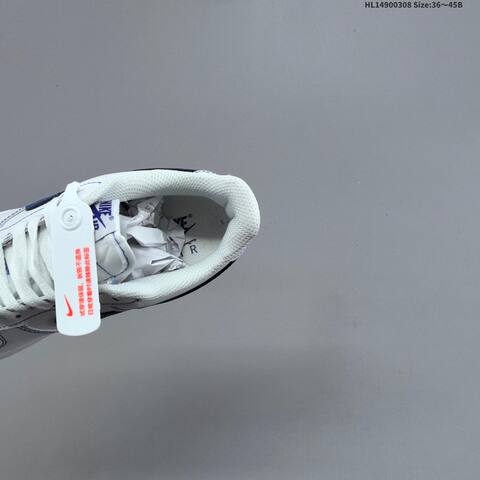 Nike Air Force 1 Low White Navy Blue EU 36-45 Sneaker - Unisex (BS-61424)