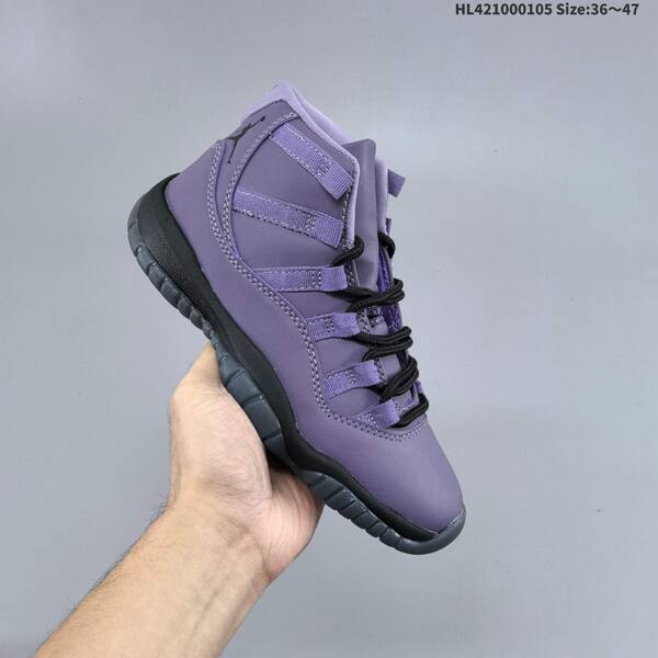 Air Jordan Air Jordan 11 Retro purple/black/ice blue 36~47 basketball