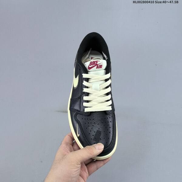 Jordan Nigel Sylvester x Air Jordan 1 Low OG SP "Better With Time" Black/Sail/Burgundy EU 40-47.5 lifestyle
