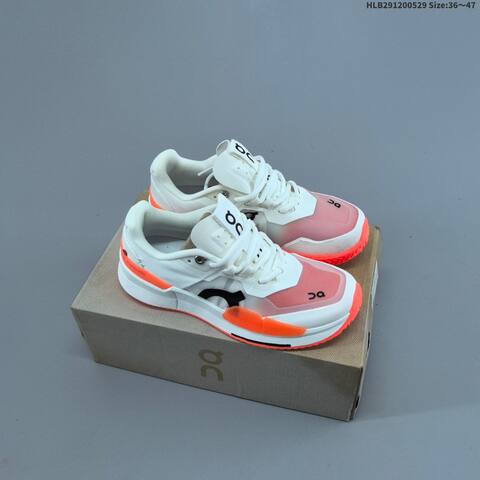 On THE ROGER Pro 2 White Neon Orange EU 36-47 Tennis Shoe Casual Sneakers - Unisex BS-69509