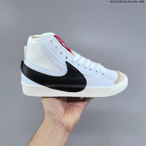 Nike Blazer Mid 77 Jumbo White Black Yellow Purple Pink EU 36-45 Skate Shoe - Unisex (BS-61955)