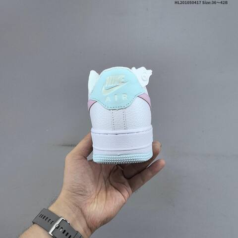 Nike Air Force 1 07 Low White Pink Light Blue EU 36-42 Sneaker - Unisex (BS-60687)