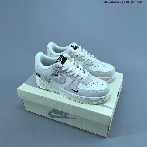 Nike Air Force 1 07 LV8 White Navy Red EU 36-45 Sneaker - Unisex (BS-61859)