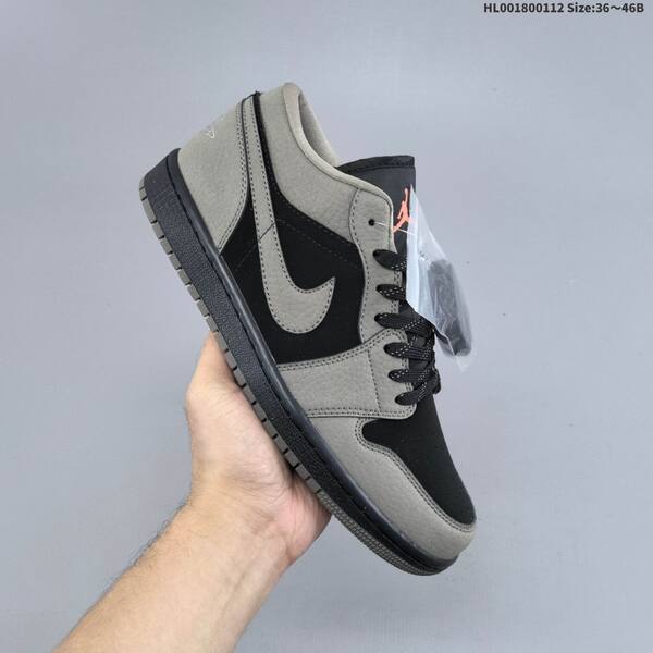 Jordan Air Jordan 1 Low Olive Grey / Black / Grey EU 36-46 lifestyle