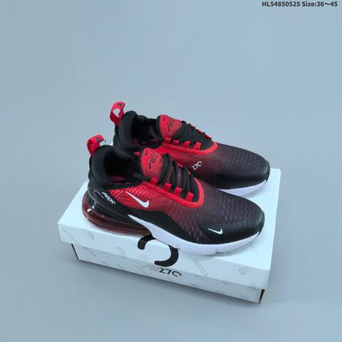 Nike Air Max 270 Black Red White Purple Blue EU 36-45 Running Shoe - Unisex (BS-60151)