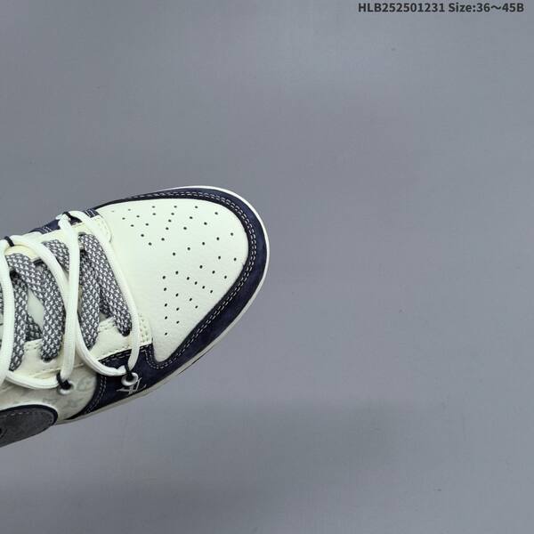 Nike SB Dunk Low Retro DIY Louis Vuitton off white navy grey red EU 36-45 skate shoe