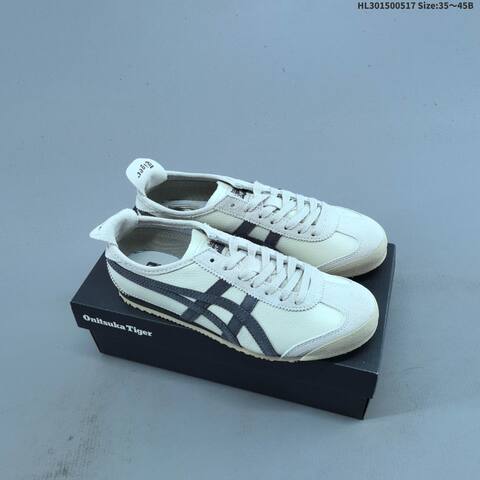 Onitsuka Tiger Mexico 66 Cream Beige Grey EU 35-45 Sneaker Casual Sneakers - Unisex (BS-68832)