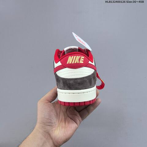 Nike Dunk SB Low Sail Dark Brown Red Gold EU 36-45 Skate Shoe - Unisex (BS-61737)