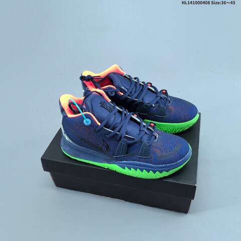 Nike Kyrie 7 Purple Neon Green Yellow Blue EU 36-45 Basketball Shoe - Unisex (BS-60903)