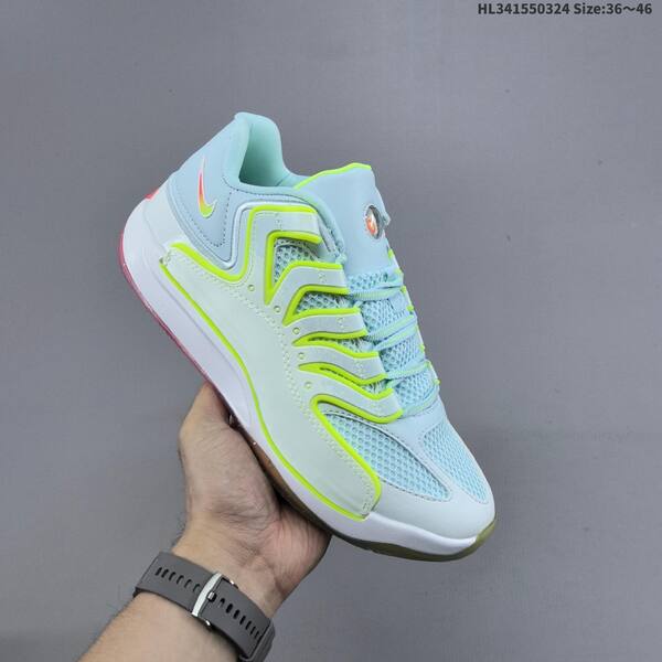 Nike KD 18 light blue neon yellow white pink EU 36-46 basketball shoe
