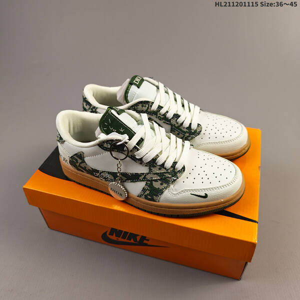 Jordan Air Jordan 1 Low white/green EU 36-45 basketball