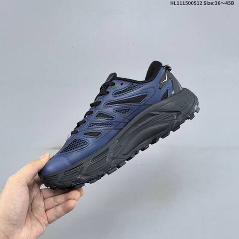 HOKA ONE ONE Mafate Speed TS Low TP Navy Blue Black EU 36-45 Trail Shoe Trail Running Sneakers - Unisex (BS-69339)