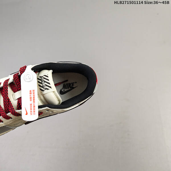 Nike SB Dunk Low Retro DIY off white black red grey EU 36-45 skate shoe