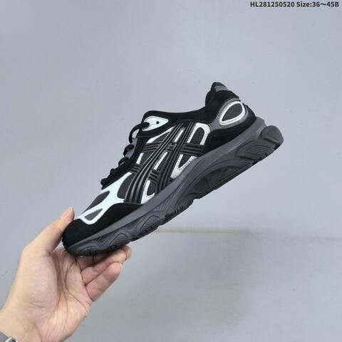 ASICS Gel-NYC 2 0 Black Gray Silver EU 36-45 Running Shoe Running Sneakers - Unisex (BS-68814)