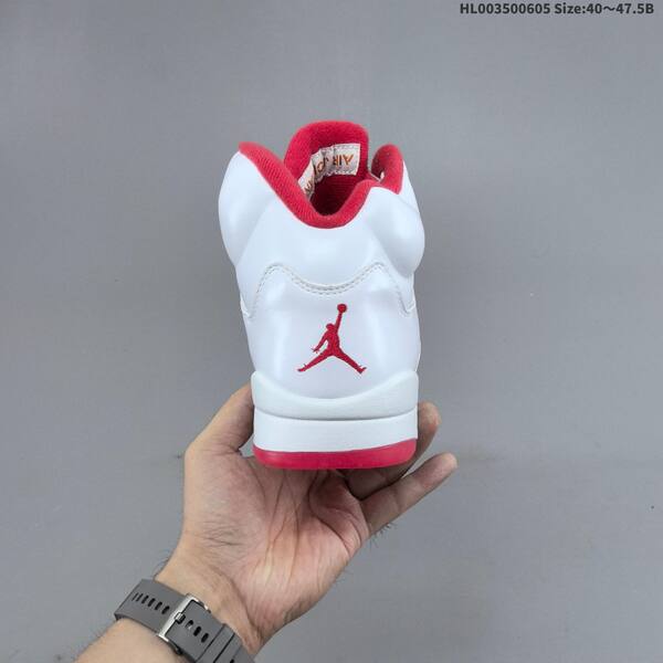 Jordan Air Jordan 5 Retro white/red/orange 40~47.5 basketball