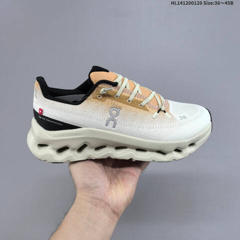 On Running Cloudtilt White Peach Cream Black EU 36-45 Running Shoe Running Sneakers - Unisex BS-69706