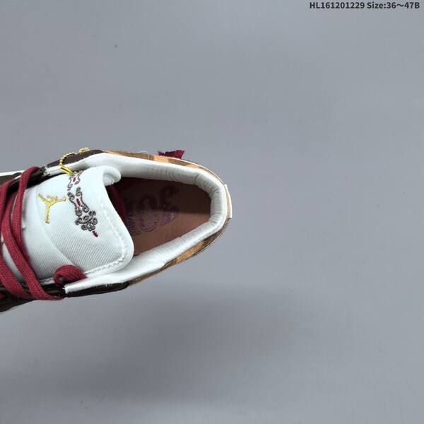Jordan Air Jordan 1 Low white/brown/gold/red CNY 36~47B lifestyle