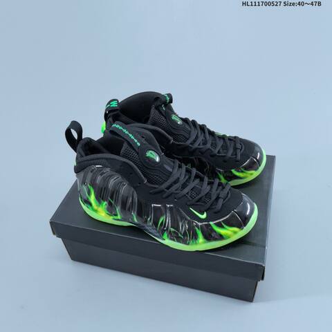 Nike Air Foamposite One ParaNorman Black Neon Green EU 40-47 Basketball Shoe - Men's (BS-60080)