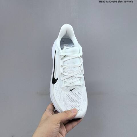 Nike Air Zoom Pegasus 42 IB1873-101 White Black EU 36-46 Running Shoe - Unisex (BS-59984)