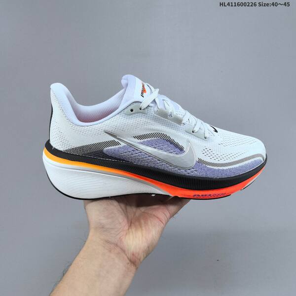 Nike Air Zoom Pegasus 42 white purple black neon green orange EU 40-45 running shoe