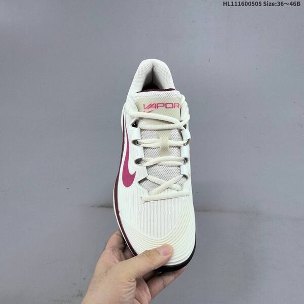 Nike Zoom Vapor 12 HC PRM sail dark red pink EU 36-46 tennis shoe