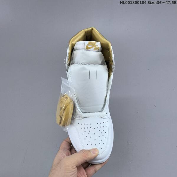 Jordan Air Jordan 1 High OG white and gold EU 36~47.5 basketball